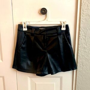 Leather Shorts